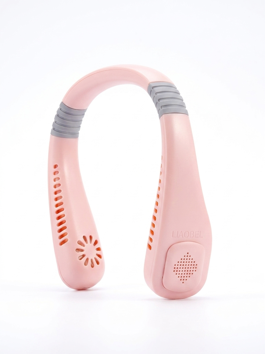 VENTILATEUR DE COU PORTABLE ROSE