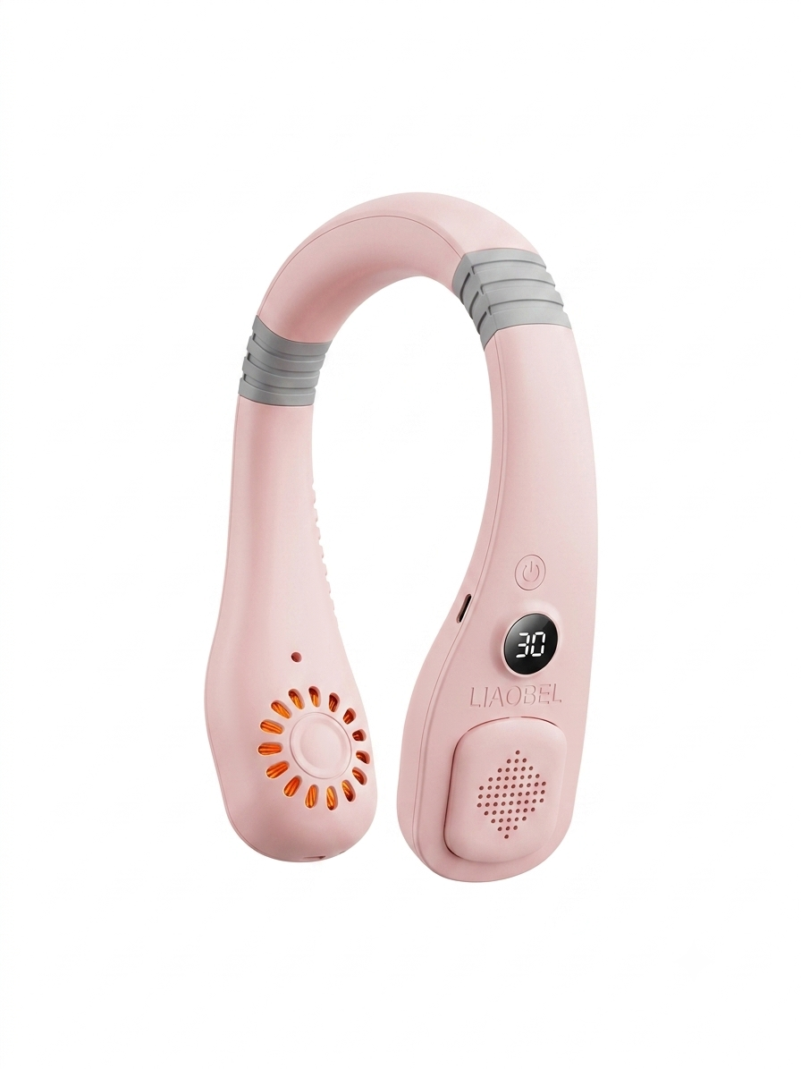 VENTILATEUR DE COU PORTABLE ROSE